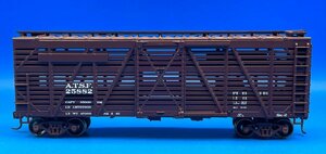 3J　HO_外国形　メーカー不明　貨車　ATSF　アッチソン・トピカ・アンド・サンタフェ　ATSF　25882号　箱無し　ジャンク品　#848