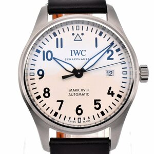 △ IWC SCHAFFHAUSEN IW327012 パイロットウォッチ マーク XVIII デイト 自動巻き メンズ 美品 箱・保証書付き G#128388