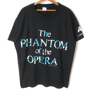 80s USA製 THE PHANTOM OF THE OPERA オペラ座の怪人 プリント Tシャツ(メンズ XL)ヴィンテージ