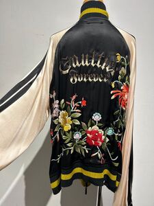 jean paul gaultier ゴルチェ　シルク刺繍入　ジャケット40