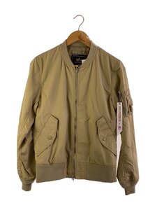 ALPHA INDUSTRIES◆ミリタリージャケット/S/コットン/ベージュ/TA1007-8151