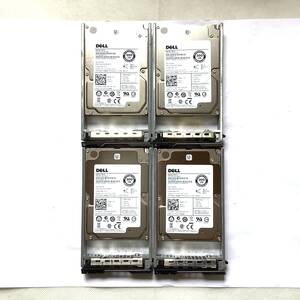 S6052361 DELL 300GB SAS 15K 2.5インチ HDD 4点【中古動作品】924