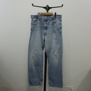 C186 2003年製ビンテージ LEVIS リーバイス デニムパンツ■00s 表記38インチ ブルー 505 Gパン アメカジ ストリート 古着 古着卸 激安 90s