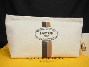 ■現行品■新品■未使用■ GOYARD ゴヤール ル ネセセール キャンバス ポーチ マルチケース 小物入れ アイボリー系 AN8377