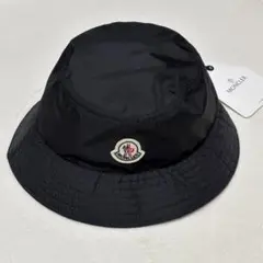 MONCLER　24ss　ハット　ブラック　Ｌ