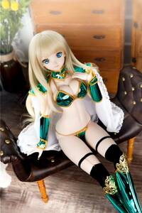 花偶堂 様 ドルフィードリーム DD / DY 魔法騎士団 2.0 (緑) 1/3 60cm SD DDdy Dollfie Dream 衣装 服 鎧 ビキニアーマー ドール 洋服 甲冑