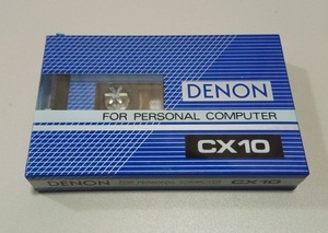 未使用 カセットテープ DENON CX 10 FOR PERSONAL COMPUTER TYPE1 NORMAL 10分　③