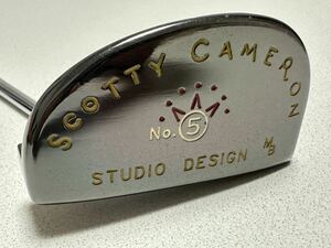 美品 SCOTTY CAMERON スコッティキャメロン スタジオデザイン NO.5 1st RUN OF 500 35インチ 500本限定モデル　カバー付き