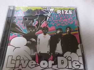 RIZE ライズ LIVE OR DIE CD+DVD