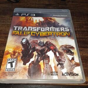 【送料4点まで230円】【PS3】TRANSFORMERS FALL OF CYBERTRON　海外版【動作確認済】