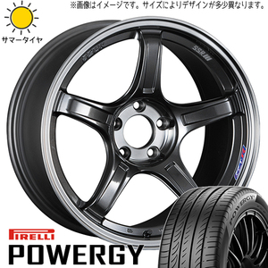 225/45R18 サマータイヤホイールセット レヴォーグ etc (PIRELLI POWRGY & SSR GTX03 5穴 114.3)