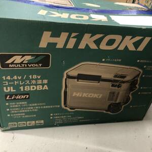 HiKOKI(ハイコーキ) 14.4/18V コードレス 冷温庫 25L 車載冷蔵庫 サブポータブル電源 3電源対応 コンプレッサ式 UL18DBA