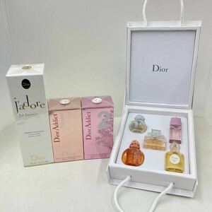 656 Dior ディオール クリスチャンディオール ミニ香水 5点セット　5ml addict2 addictShine J