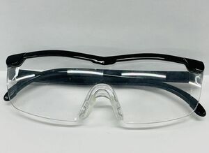 M214-SB4-1327 眼鏡 めがね メガネ 拡大鏡 メガネ型ルーペ 老眼鏡 ファッション小物