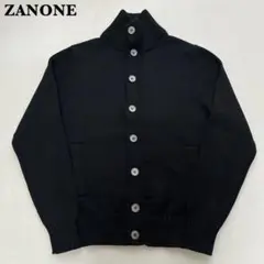 【極美品】ZANONE ザノーネ CHIOTO スタンドカラー カーディガン