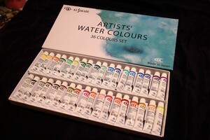 クサカベ水彩絵具セット 36色