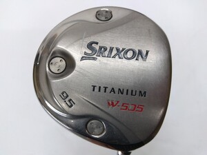 DUNLOP ダンロップ SRIXON W-505 TITANIUM 9.5度 flex:S SV-3003J メンズ右 スリクソンW-505ドライバー