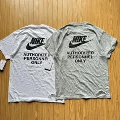 AUTHRZD NIKE Tシャツ 2点セット グレー ホワイト スウッシュ M