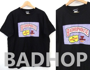 状態良好/BAD HOP:バッドホップ/BAD HOP HOUSE:バッドホップハウス/プリント Tシャツ/ブラック/XLsize/T-Pablow YZERR Yellow Pato