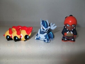 ポケモン キッズ 指人形 ３種セット ディアルガ タイレーツ キバナ