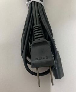 SONY製 電源ケーブル 豚鼻 楕円形 電源コード 約2.0m長さ 125V 3.5A ソニー製ラジカセ CFS-D7、CFS-V8、CF-1980、CF-1900、CF-1990、CFS-77