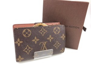 ルイ・ヴィトン　Louis Vuitton　モノグラム　ポルトモネビ　エヴィエノワ 　がま口　二つ折り財布　CA0032　YS-697