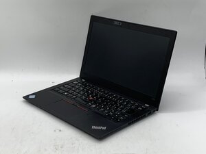 【ハード王】1円～/ノート/Lenovo ThinkPad X280 20KES3KF00/Corei5-8250U/8GB/ストレージ無/6703-S