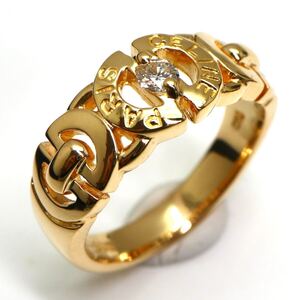 1円〜!!美品!!人気商品!!CELINE(セリーヌ)《K18 天然ダイヤモンドリング》D約6.0g 約10.5号 0.09ct diamond ring 指輪 EF6/EF6 E84