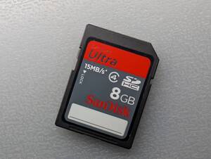 SanDisk Ultra SDHCカード Class4 8GB ケース付き サンディスク SDカード メモリーカード 動作確認済み