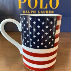 RALPH LAUREN ラルフローレン アメリカンフラッグ ビンテージ マグカップ ラルフ POLO 箱入り レア お祝い 新生活 プレゼント 新品 未使用