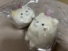 すみっコぐらし プライズ品　ねこ2個