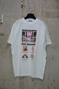 ニシモト イズ ザ マウス　レッドドラゴン　RED　DRAGON　NISHIMOTO IS THE MOUTH　半袖　Ｔシャツ　XL D4232