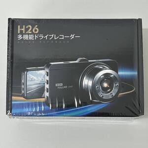 #4181 ドライブレコーダー ドラレコ 前後カメラ 駐車監視対応 赤外線暗視ライトレンズ H26 未使用