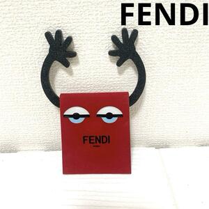 希少　FENDI フェンディ モンスター バグズアイ 赤　レッド