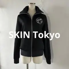 SKIN Tokyoスキンロゴ入りトラックジャケットジャージハイネック