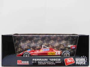 ☆ BRUMM Ferrari 126C2 1982 G.P.SAN MARINO NO28 Didier Pironi 1/43 フェラーリ ☆