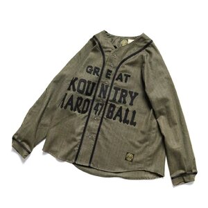 Kapital キャピタル GREAT WOMEN ベースボールシャツ GREAT KOUNTRY 長シャツ 希少 サイズ：2