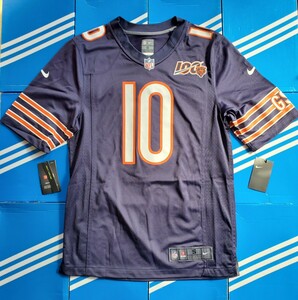 新品　ナイキ　シカゴ・ベアーズ　Nike　bears　 NFL　 ユニフォーム　アメリカフットボールユニフォーム　100周年　アメリカサイズS