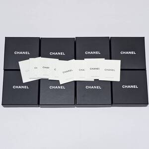 CHANEL　シャネル　空箱　8個　イヤリング　ピアス　ブローチ　ネックレス　小物用　おまとめ　セット　箱　空箱　BOX　状態良好