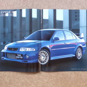 ランサー エボリューション Ⅵ カタログ　CP9A ランエボ evo エボ6 VI Lancer Evolution 1998年12月