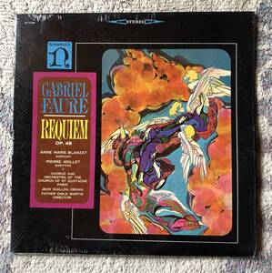 LP-Jan / 米nonesuch / Blanzat, Mollet, F.E.Martin・Chorus and Orchestra of the Church of ST-Eustache Paris / FAURE_REQUIEM Op.48