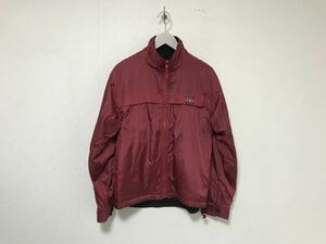 本物ポールスミススポーツPAULSMITHナイロンフリースリバーシブルジャケットメンズサーフビジネススーツアメカジ赤レッド黒M