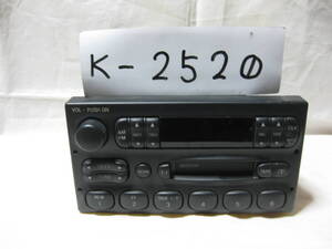 K-2520　Ford　フォード　F57F-19B165-EE　カセットデッキ　テープデッキ　未チェック品