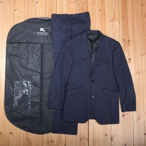 美品！BURBERRY BLACK LABEL　バーバリーブラックレーベル　メンズ　男性用　スーツ　２P　総裏　シングル　[90-74-165 36R] br07018382