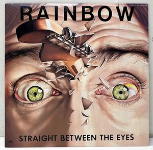 AG14407▲国内盤 RAINBOW/STRAIGHT BETWEEN THE EYES LPレコード レインボー/闇からの一撃