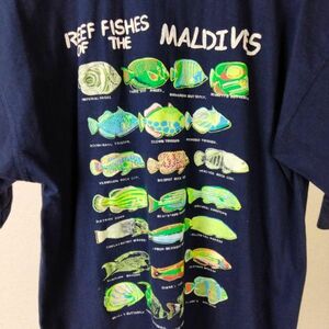 90s 熱帯魚　アニマル　動物　tシャツ 半袖　古着　ナード系