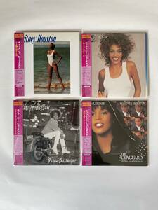 中古紙ジャケット　ホイットニー・ヒューストン4タイトル Whitney Houston 映画「ボディガード」主題歌