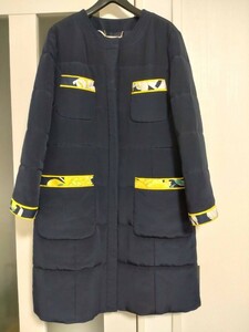 試着程度　近年　レオナール　シルク　中綿コート　スプリングコート　40(～42)