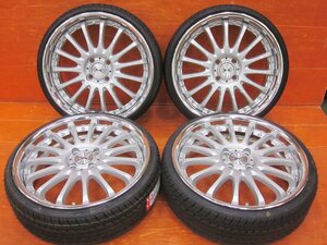 Y4】WEDS MAVERICK 815F 17インチ 6.0J +37/6.0J +34 PCD100 4H Loディスク NANKANG NS-20 165/35R17(中古＆新品) 車高短 軽自動車☆