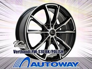 新品ホイール Verthandi PW-S10 16x6.5 +48 100x5 BK/POLISH 4枚セット